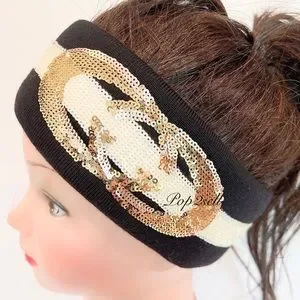 NWT Gucci Sequin GG Embellished Wool Headband Size M (57cm) Gucci | Accessories | Nwt Gucci Sequin Gg Embellished Wool  main image 4